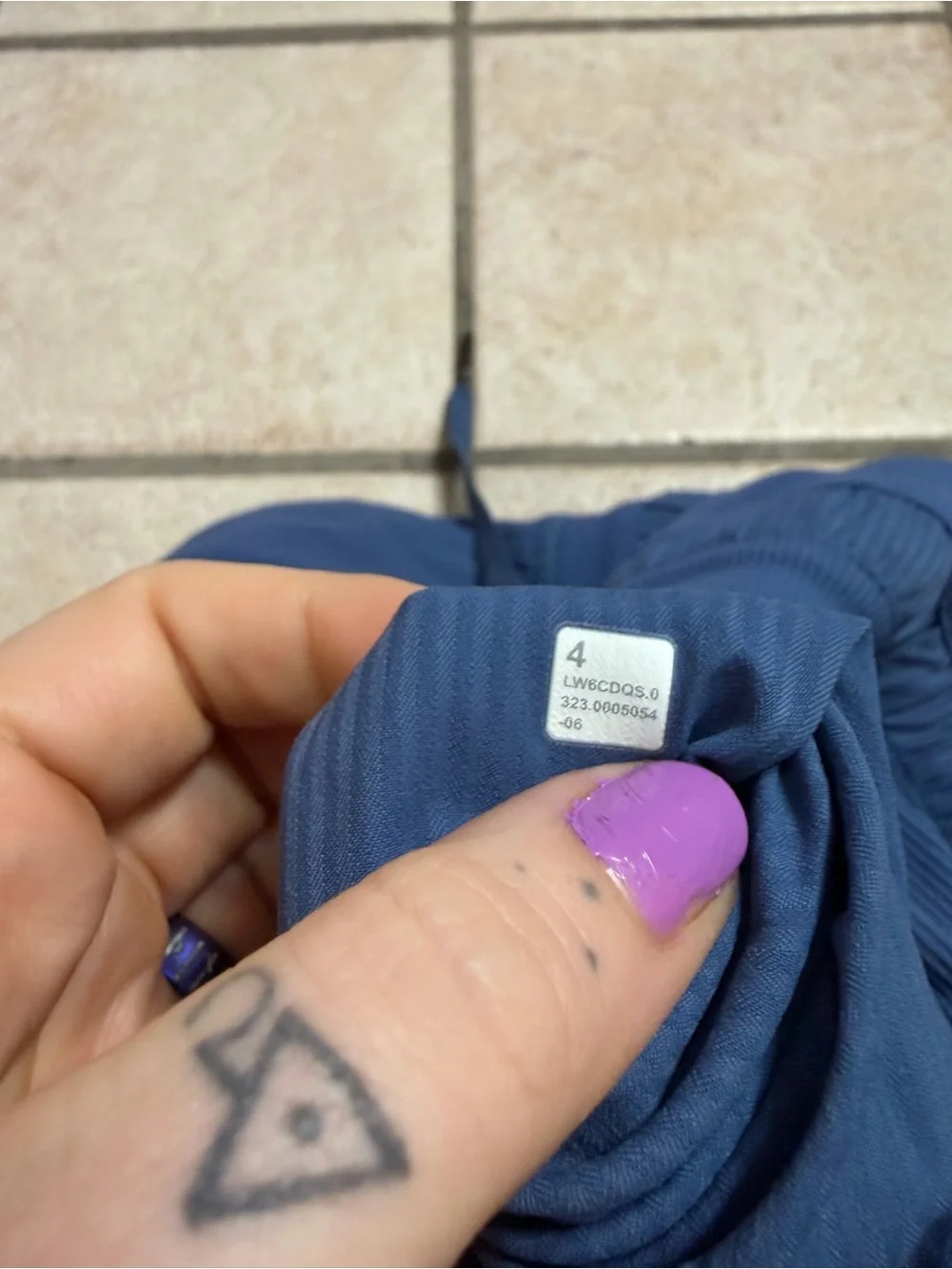 NWOT Lululemon Dance Studio Mid-Rise Cropped Pant *25” (Pitch Blue) Size 4